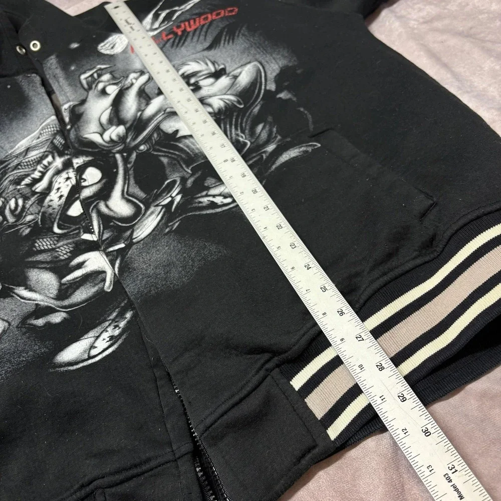 Lot 29 Hoodie Mens 3XL Black Looney Tunes Cartoon Graphic *READ